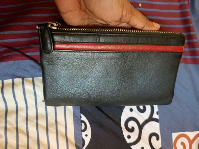 Stylish Leather Wallet Black