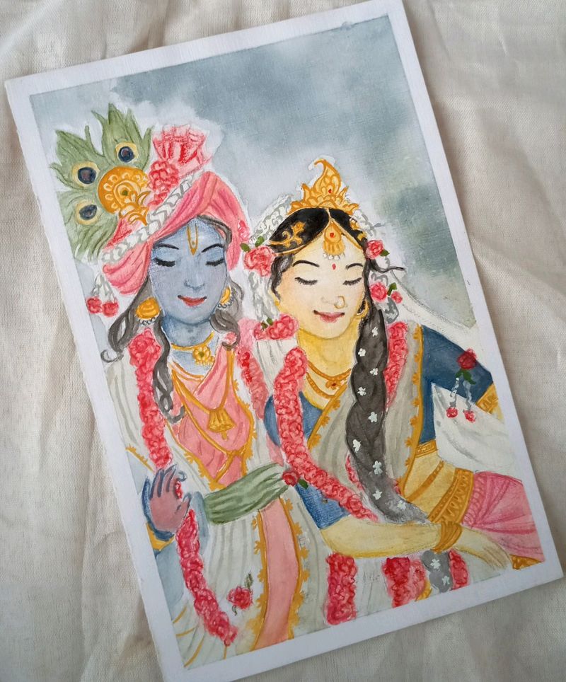 Radhe Krishna Painting.