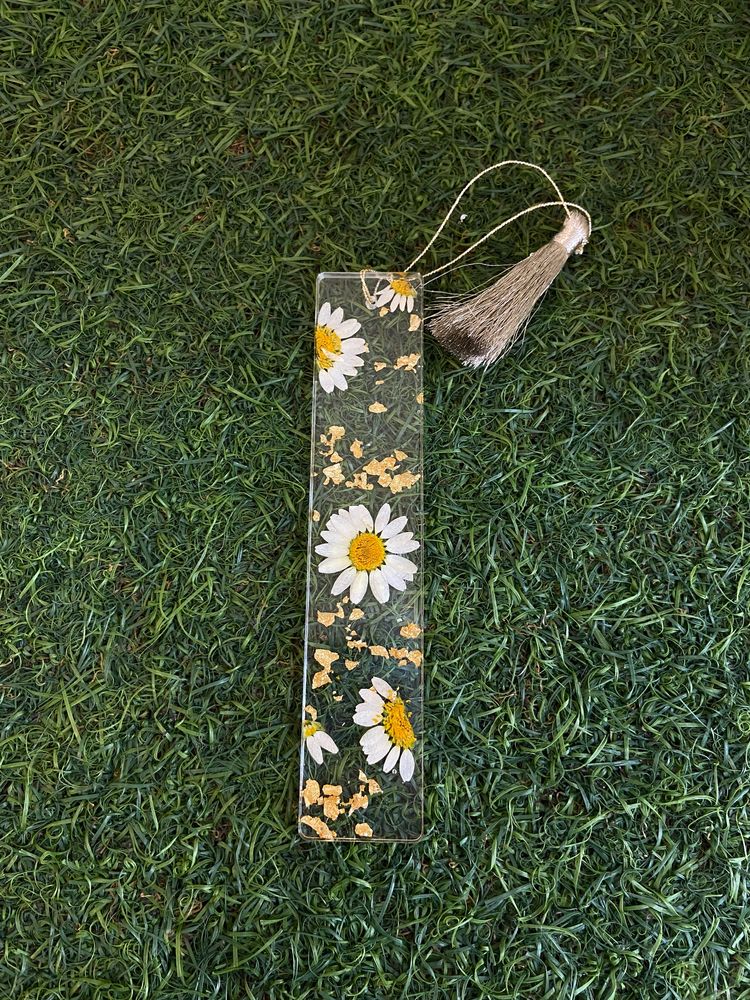 Floral Bookmark - Resin