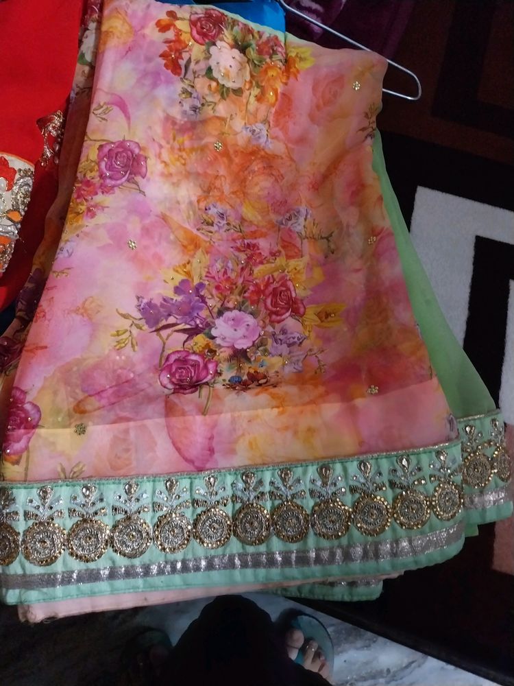 Multi Colour Saree Sale Offer