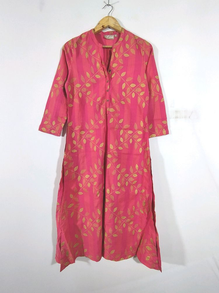 Pink Printed Kurta (Women's)