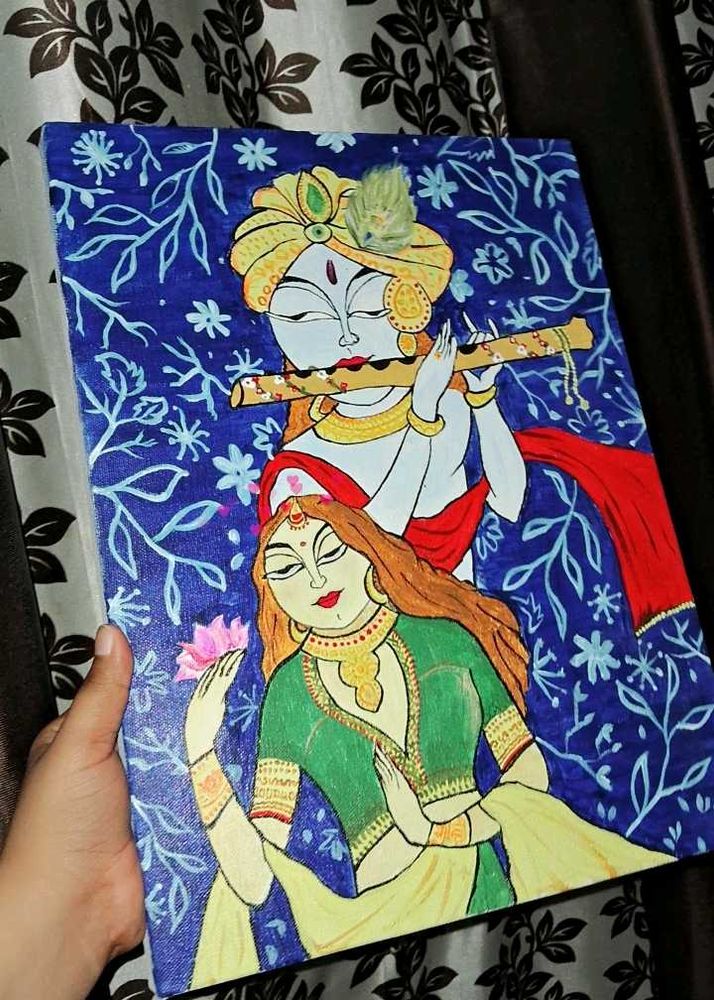 Radha Krishna Canvas Painting