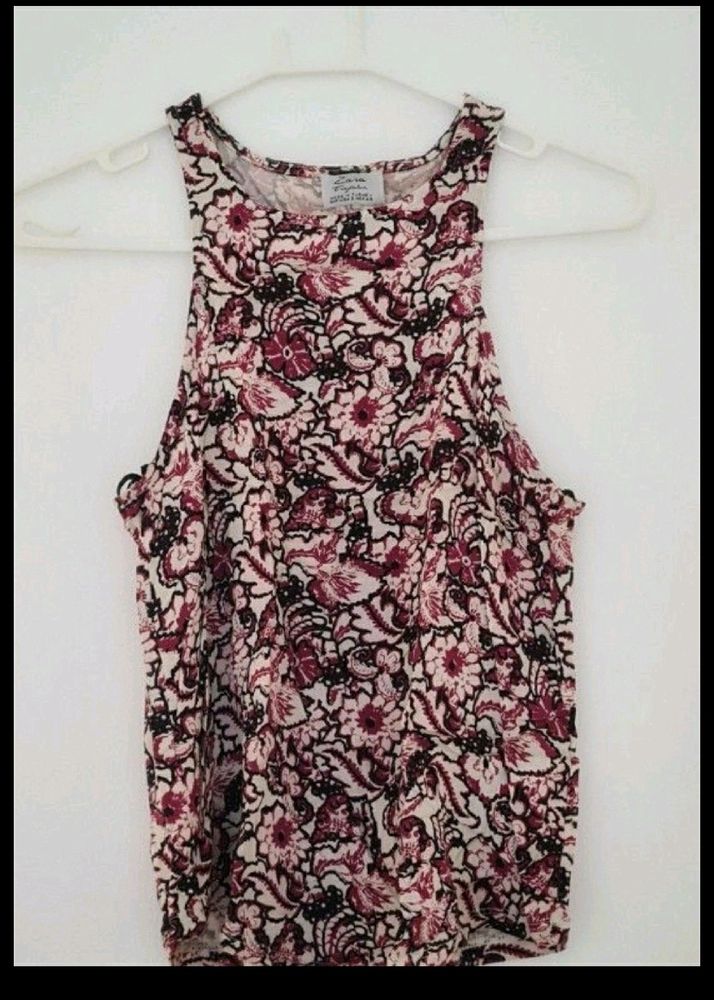 Zara Foral Top