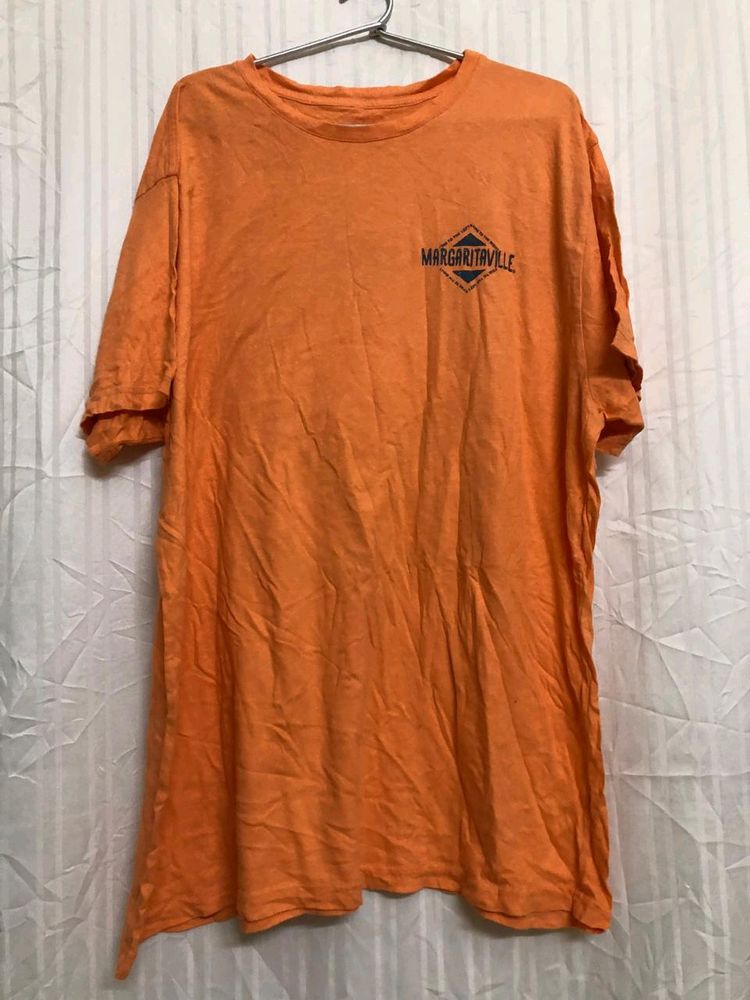 Margaitaville Orange Cotton T shirt