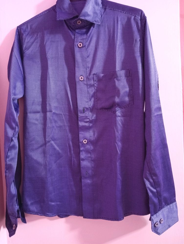 Men Shirt , Violet