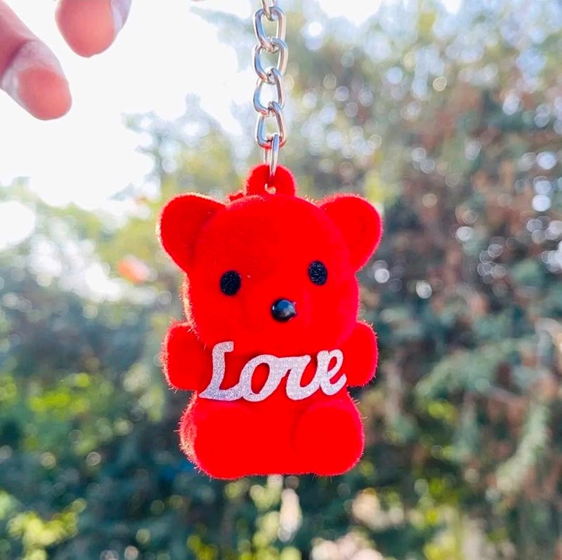 Red Velvet Cute 🥰 Teddy Keychain