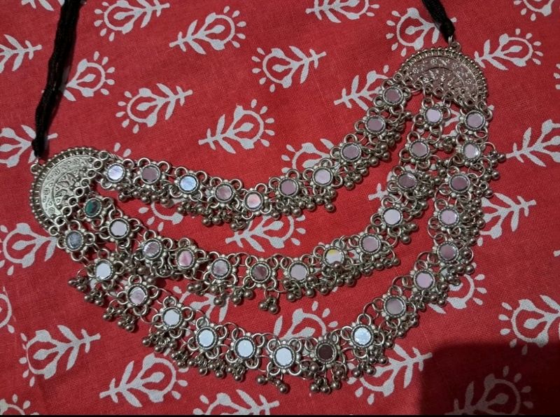 Stylish Indo Western oxidised Jewellery Set