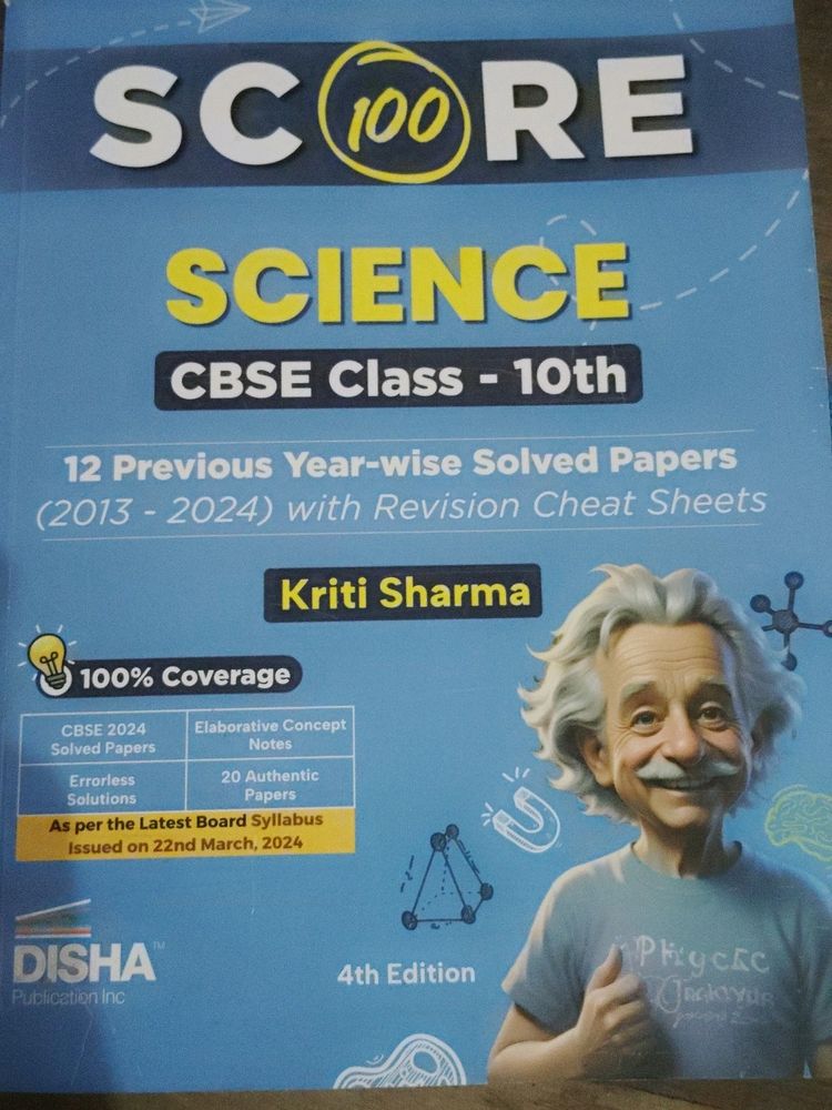 Class 10 Science Book With Kriti Sharma