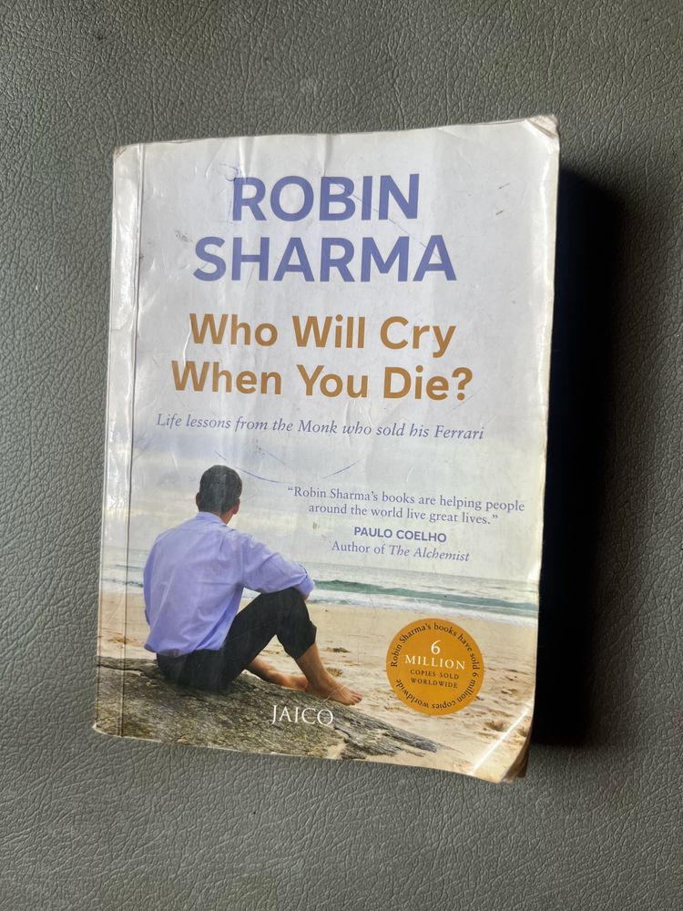 who will cry when you die novel