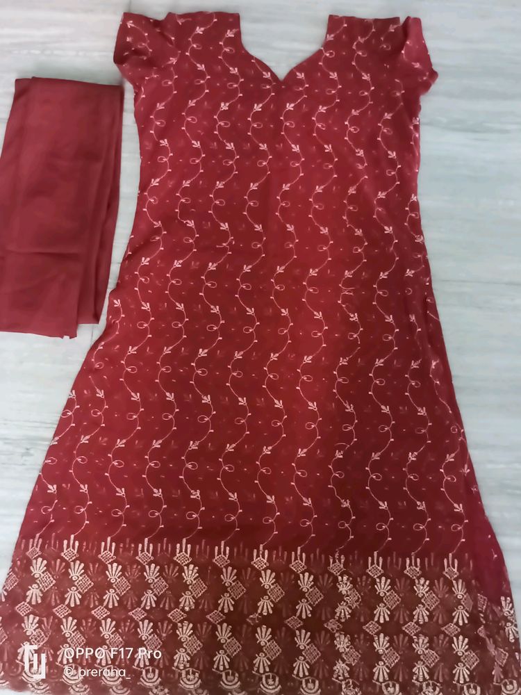 Your Fashion Women Kurta With Pant And Dopatta Set