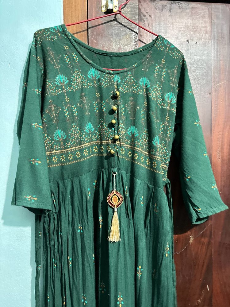 Green Anarkali