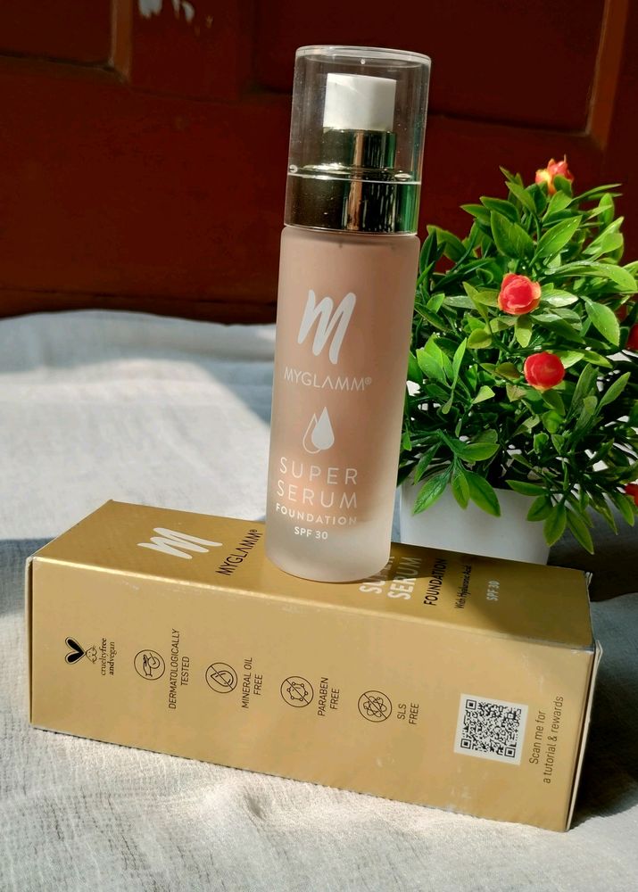 🆕MyGlamm Super Serum Foundation - 101C Rosette