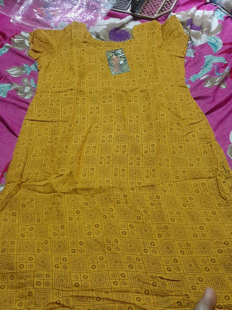 Yellow Kurti