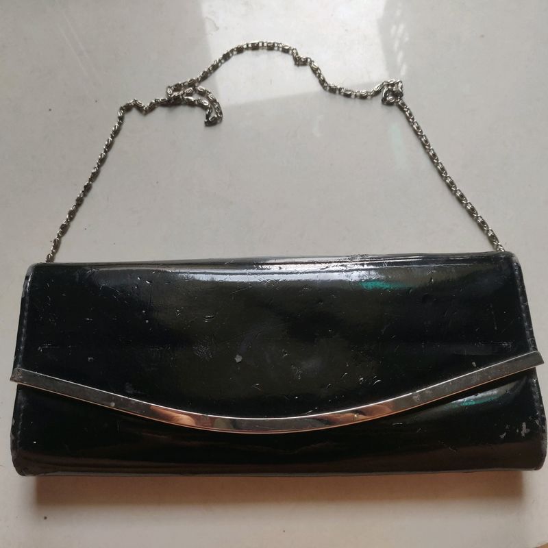 Black Party Wear Clutch