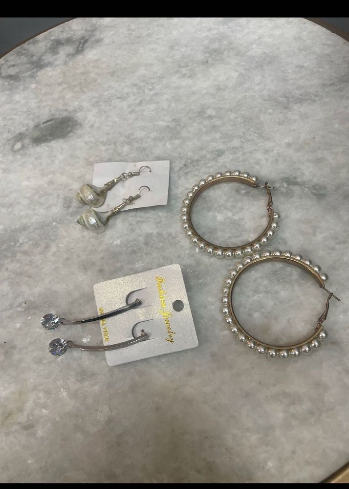 Combo Of 3 New Earrings