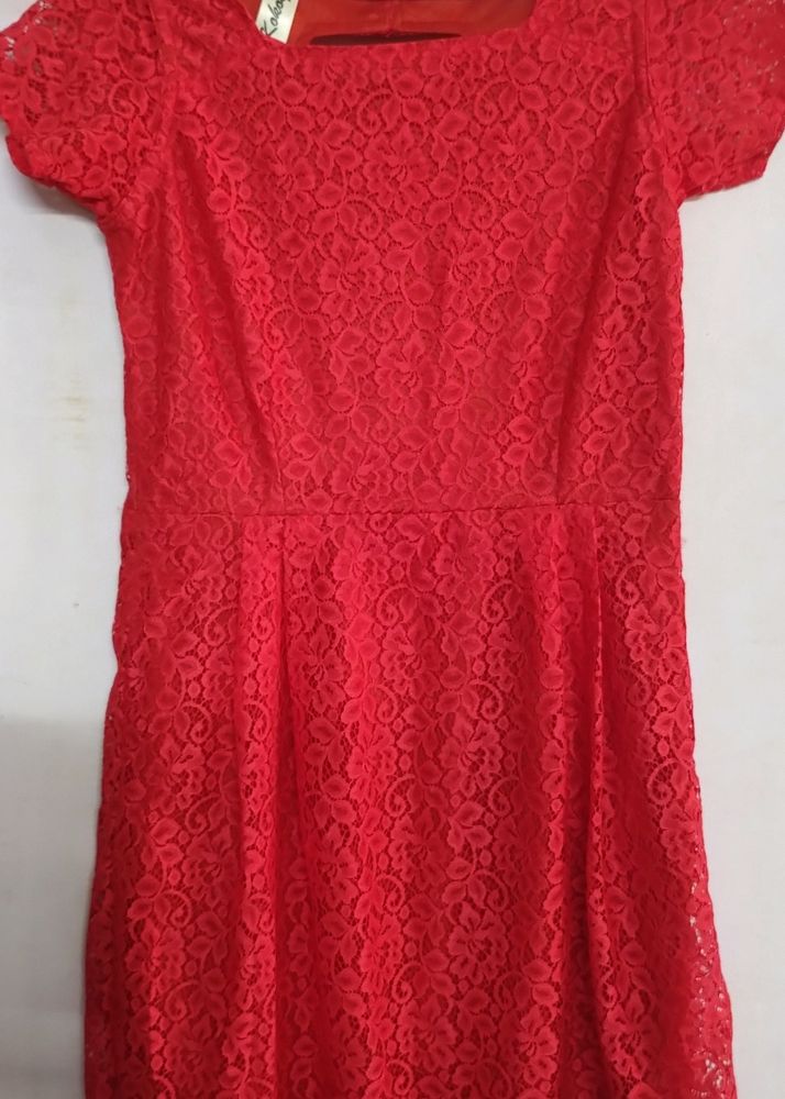 Red Lace Dress