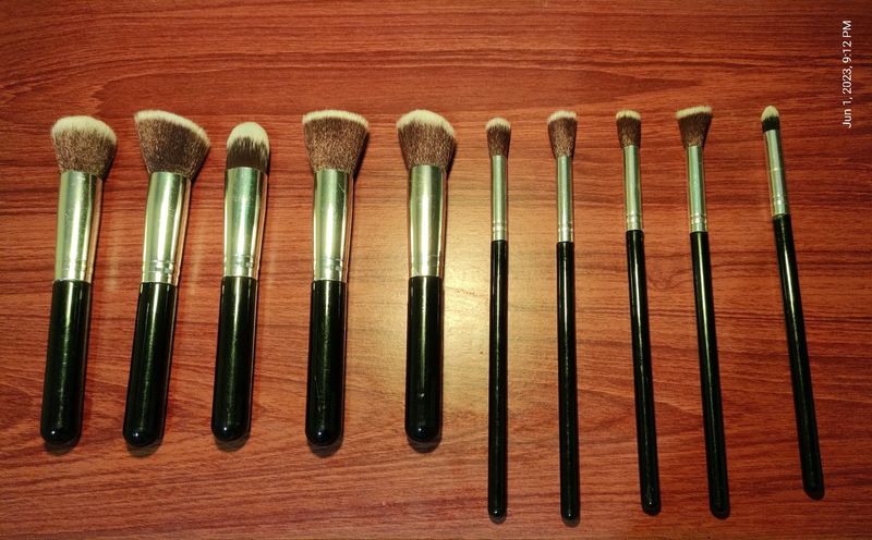 10 Pieces Makeup Brush Set