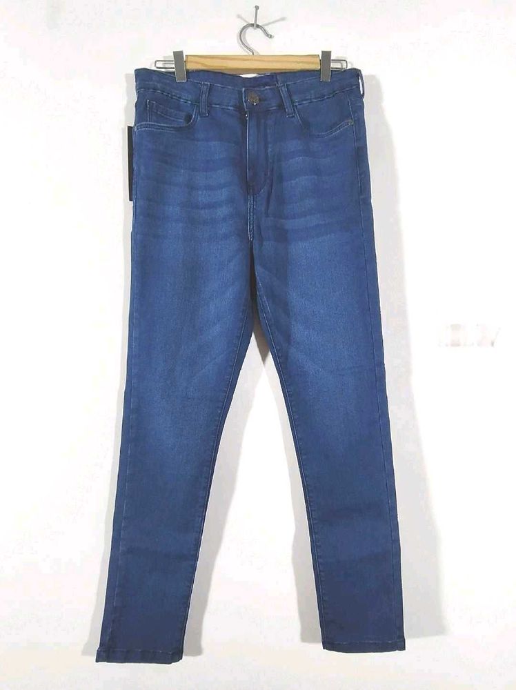 Tokyo Talkies Blue High Waist Jeans (Women's)