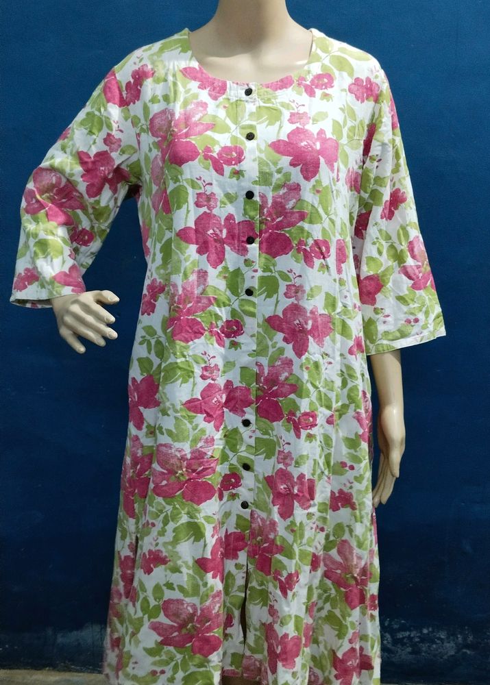 Floral Button Detail Kurta💕✨