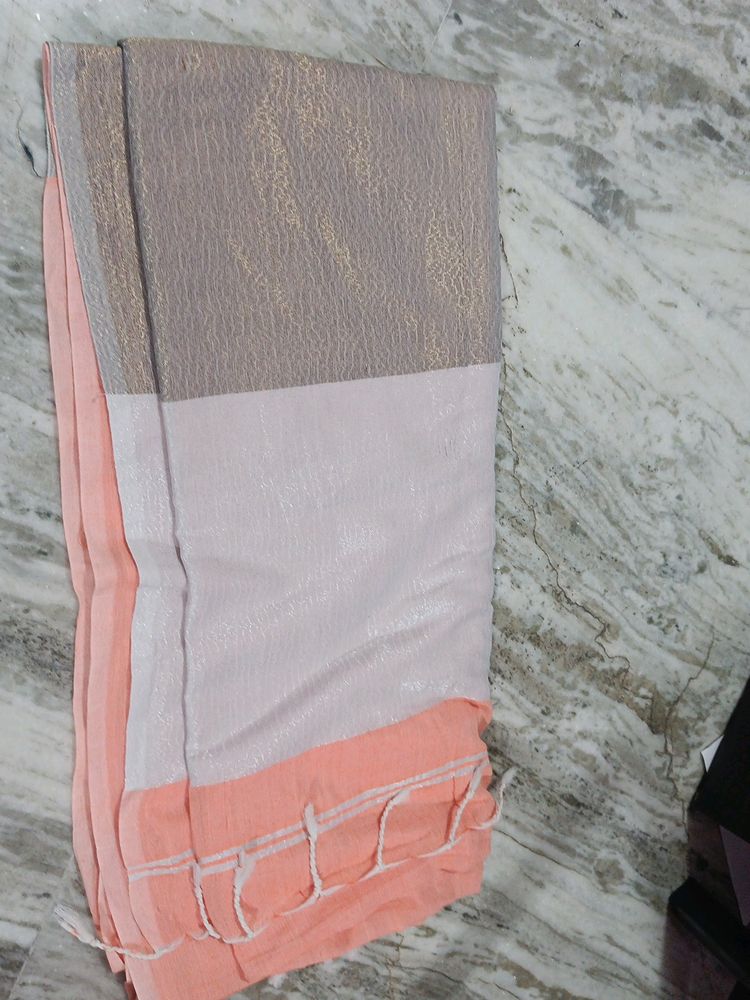 Khadi cotton saree