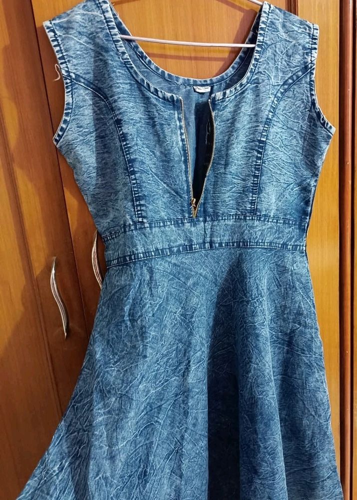 Fake Denim Dress.