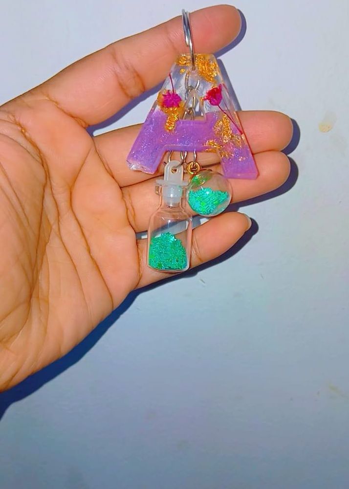 Resin Keychain Handmade