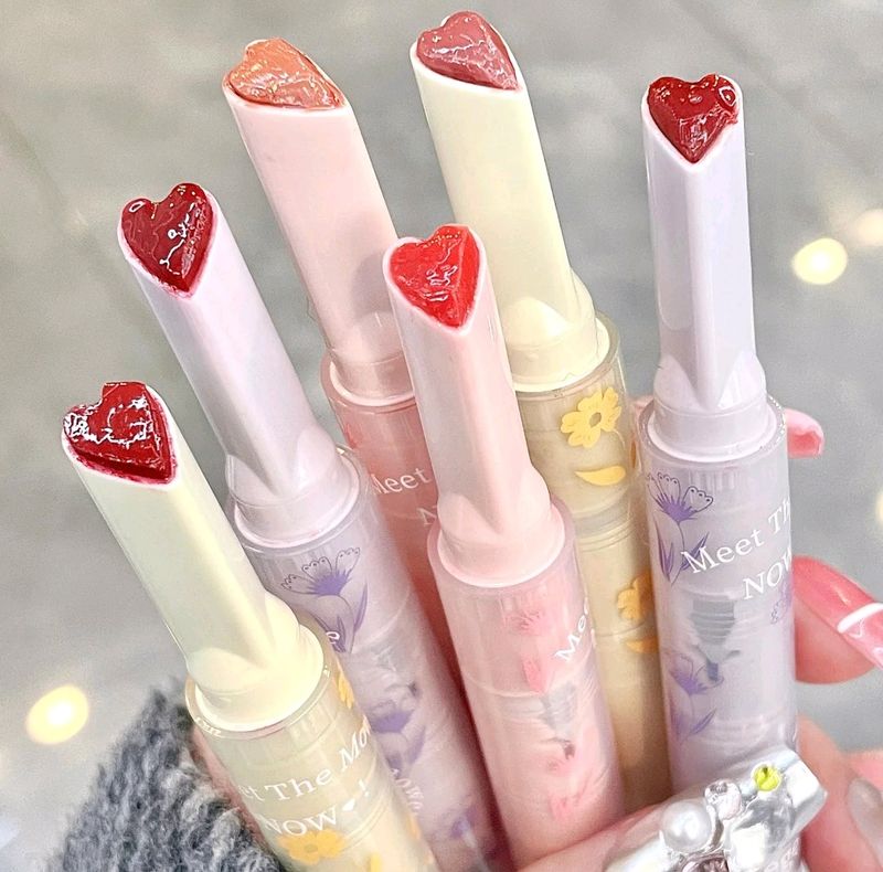 Gege Bear Heart Shaped Jelly Lipstick