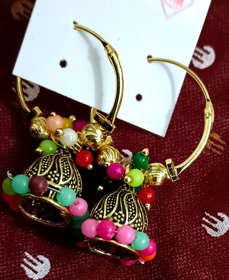 Beautiful Jhumka Bali ..