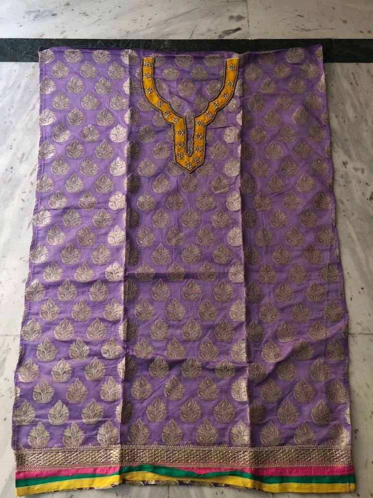 2 Light Purple Kurta Front Fabric