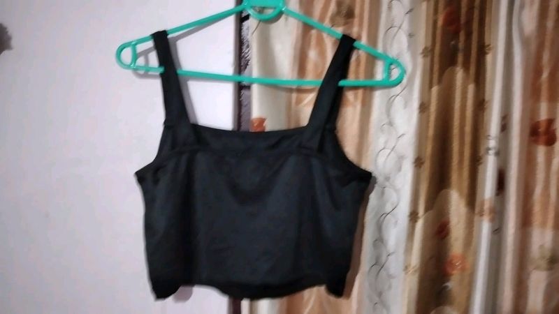 Black Crop Top(Bralette)