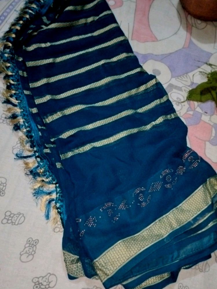 Best Saare With Stich Blouse