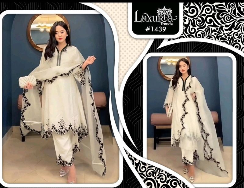 New Stayle Pakistani Dress Full Embroidery Work Dr