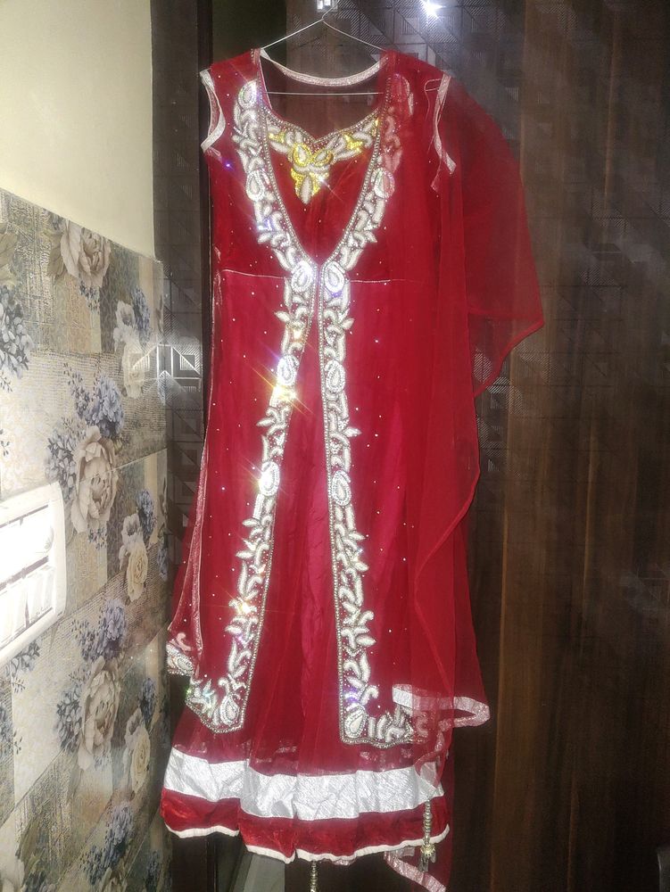 Anarkali Jacket Kurti Set