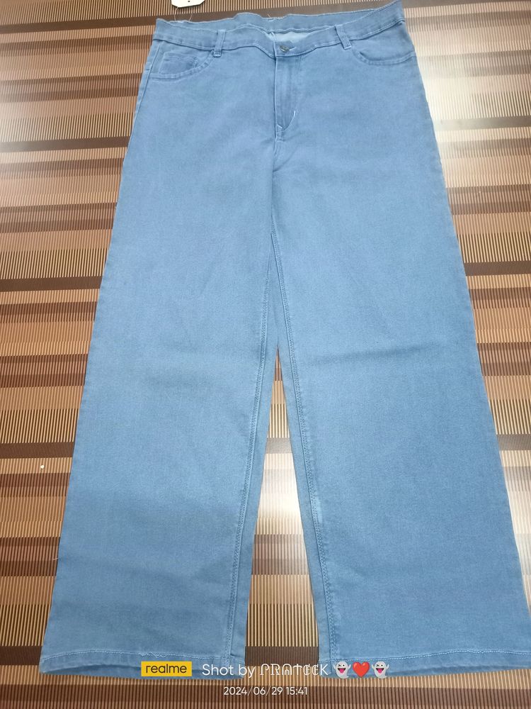 (N-26) 34 Size Straight Denim Jeans