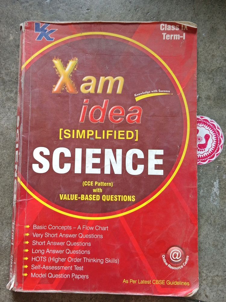 Science Sample Test Book Class 9 Xam Idea