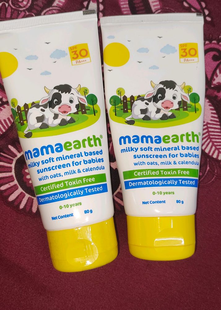 Mamaerth Sunscreen For Kids 0-10 Years