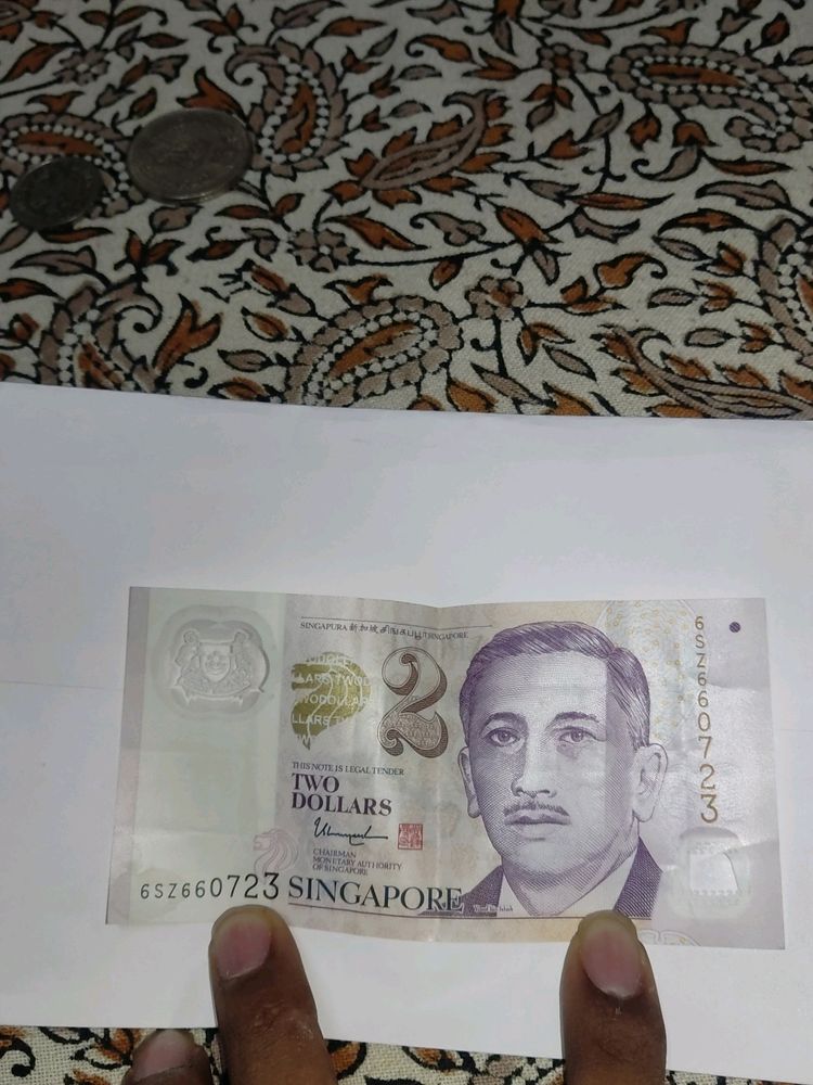 Singapore 2 Dollar Note