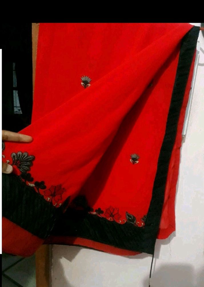 Red Saree