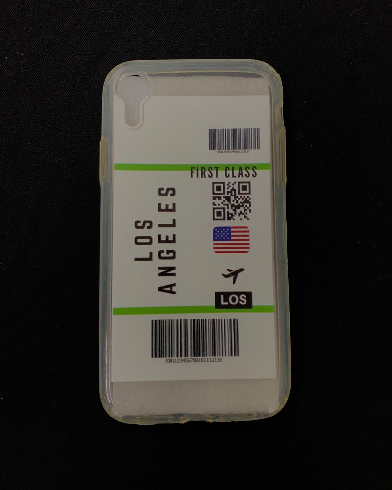 iPhone XR Silicon back ticket case