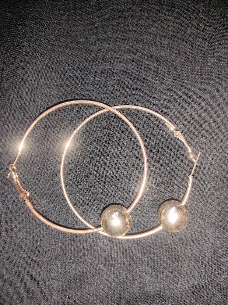 Gold Platted Hoop Earrings