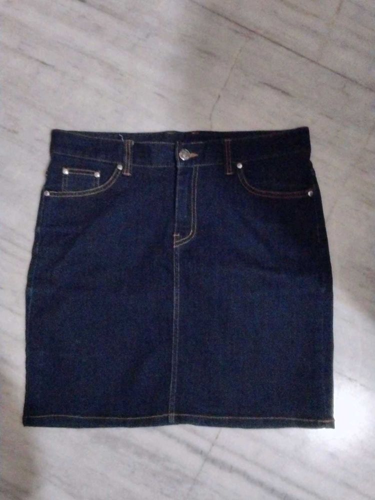 New Denim Short Skrit