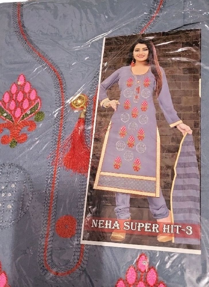 Salwar Suit With Duppata . Rs 40 Off Shipping