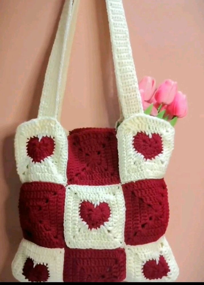 Crochet ❤️ Tote Bag