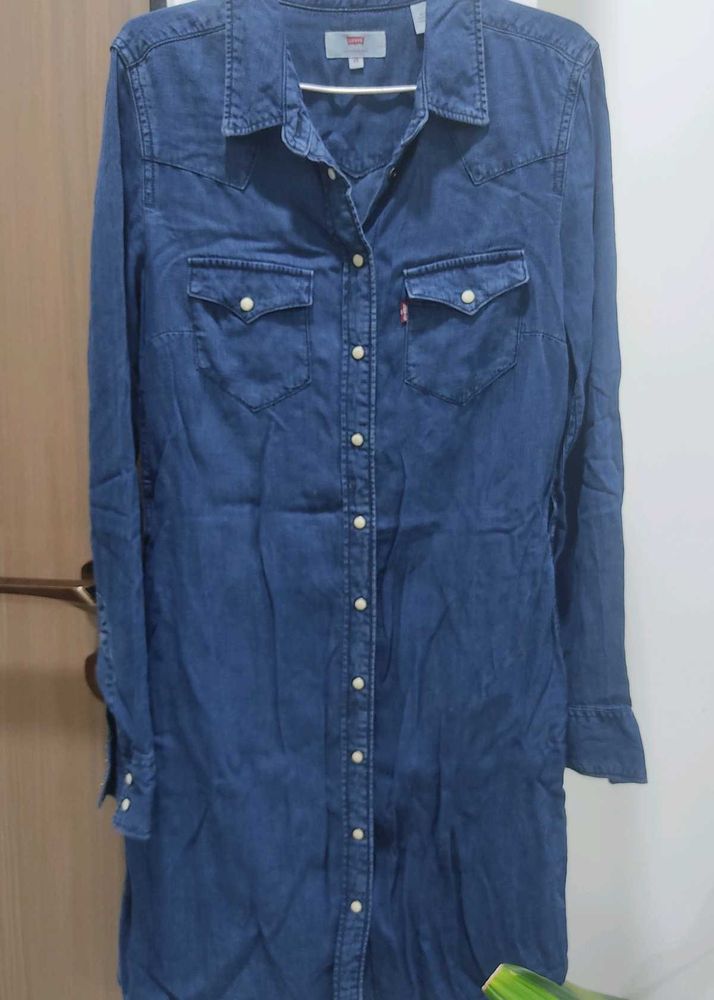 Denim Long Shirt