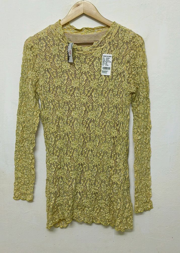 Trendy New Yellow Top For Women