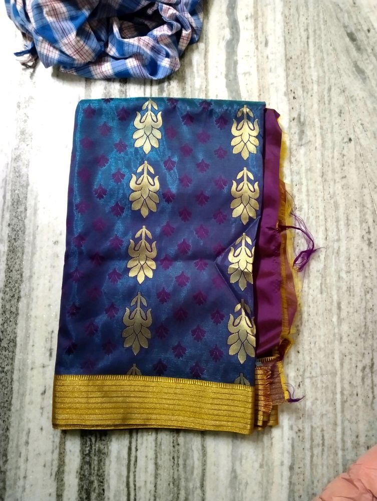 Pattu Saree One Time Used