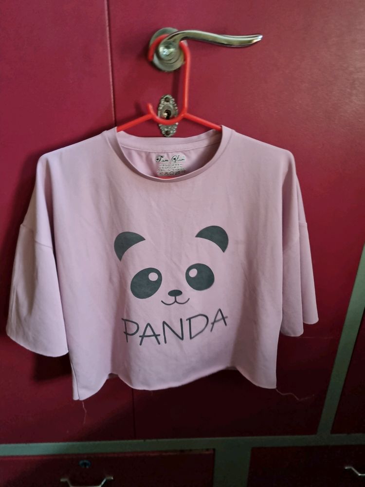 Lavender Panda CROP top