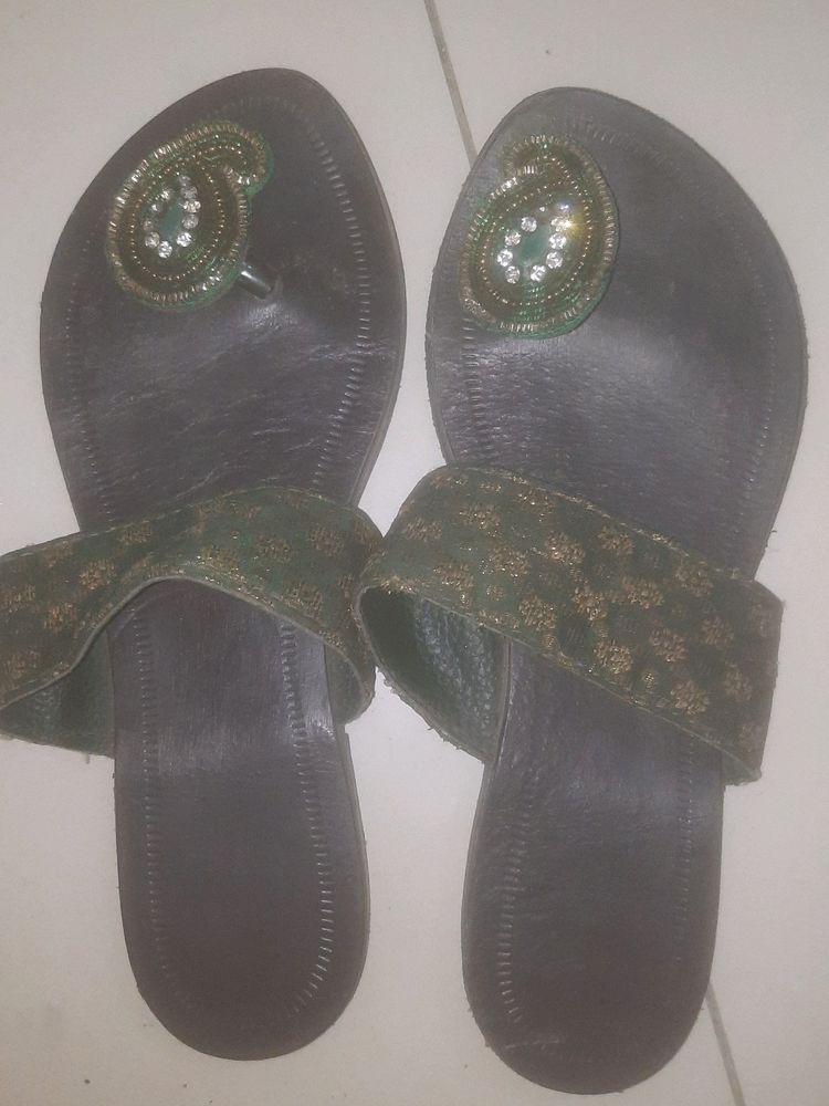 Green N Brown Flats