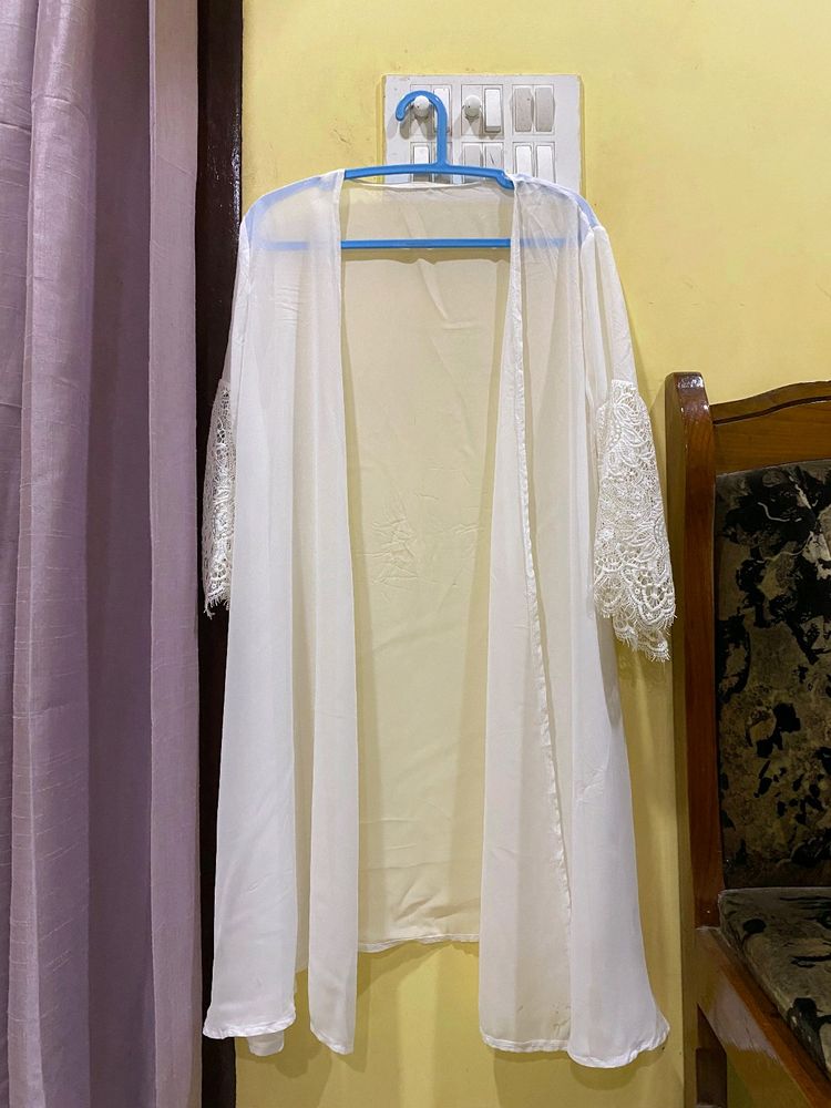 White Transparent Shrug (Imported)