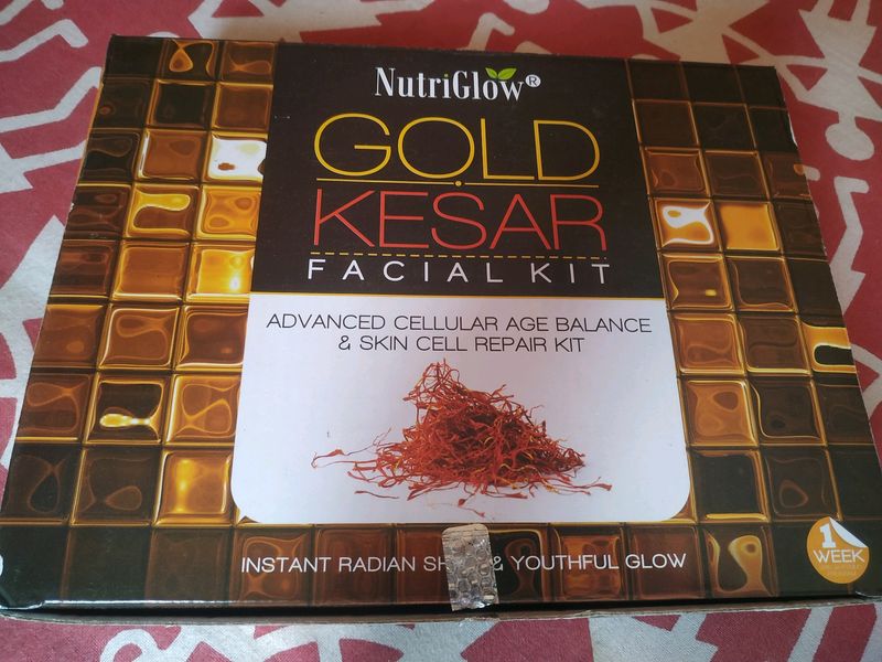 NUTRI GLOW GOLD KESAR FACIAL KIT